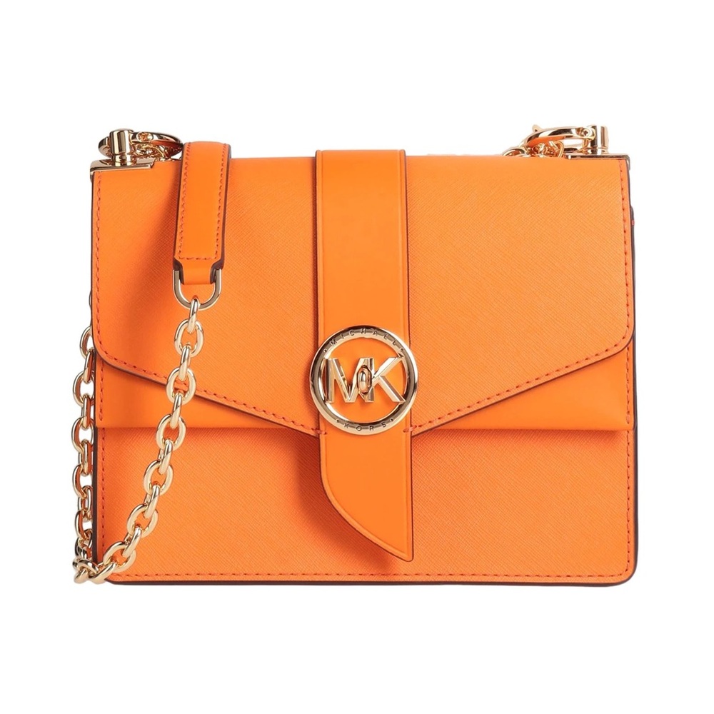 Micheal Kors Greenwich Small Saffiano Leather Crossbody Bag